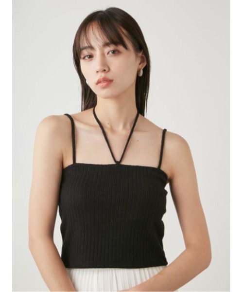 SNIDEL（スナイデル）の「バリエストラップインナー（キャミソール・レディース・ラベンダー/アイボリー/ブラック・FREE）」の3枚目の写真