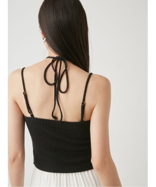 SNIDEL（スナイデル）の「バリエストラップインナー（キャミソール・レディース・ラベンダー/アイボリー/ブラック・FREE）」の7枚目の写真