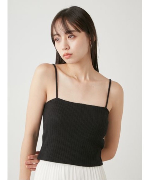 SNIDEL（スナイデル）の「バリエストラップインナー（キャミソール・レディース・ラベンダー/アイボリー/ブラック・FREE）」の9枚目の写真