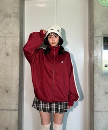 AS KNOW AS plus | ◎ワンポイント刺繍ロゴ サイドライントラックジャケット(ジャージ)