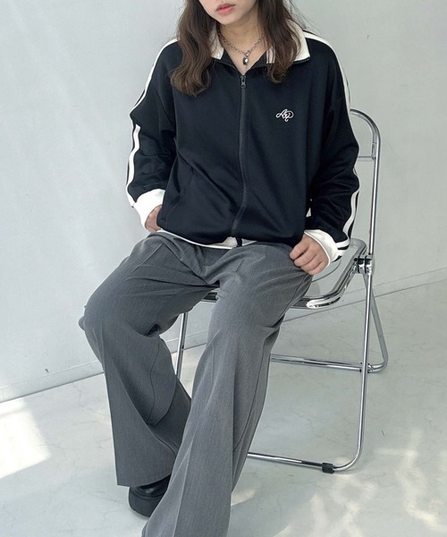 た*こ様 ニードルス　ワンポイント刺繍ロゴ　トラックジャケット　ジャージ Needles◇ニードルズ/ジャージ/S/ポリエステル/PUP/総柄/IN405