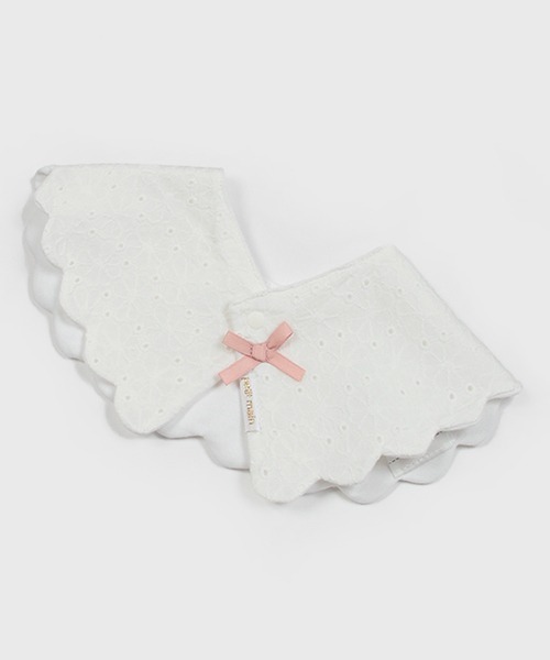 防水】スカラップスタイ（スタイ/よだれかけ）｜petit main