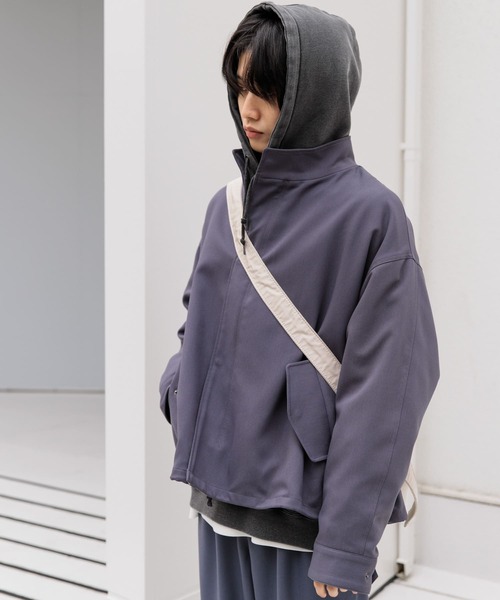 SENSE OF PLACE by URBAN RESEARCH（センスオブプレイスバイアーバンリサーチ）の「パデットキルトショルダーバッグ（ショルダーバッグ・メンズ・チャコールグレー/ブラック/ライトベージュ・ONE）」の20枚目の写真