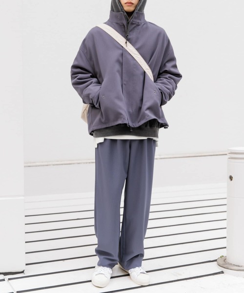 SENSE OF PLACE by URBAN RESEARCH（センスオブプレイスバイアーバンリサーチ）の「パデットキルトショルダーバッグ（ショルダーバッグ・メンズ・チャコールグレー/ブラック/ライトベージュ・ONE）」の9枚目の写真