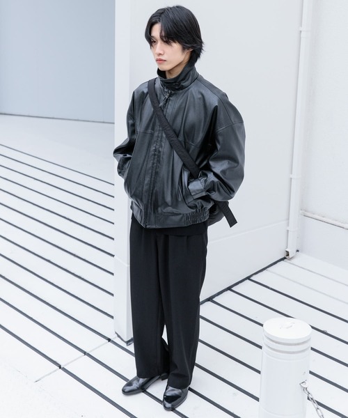 SENSE OF PLACE by URBAN RESEARCH（センスオブプレイスバイアーバンリサーチ）の「パデットキルトショルダーバッグ（ショルダーバッグ・メンズ・チャコールグレー/ブラック/ライトベージュ・ONE）」の22枚目の写真