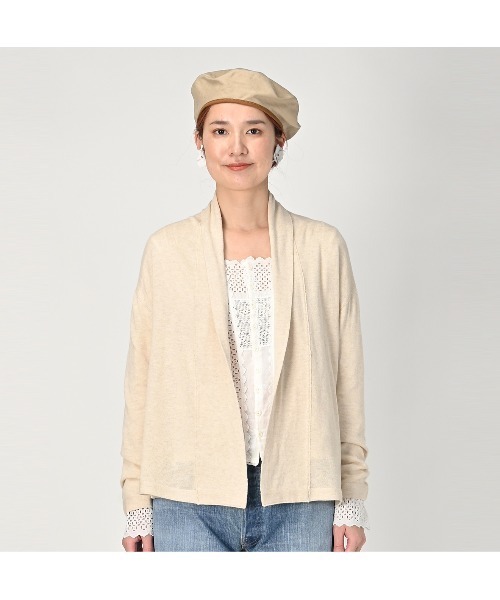 45R（フォーティファイブアール）の「ホール超ガーゼカシュクール（カーディガン/ボレロ・レディース・イエロー/グリーン/ベビーピンク・FREE）」の10枚目の写真