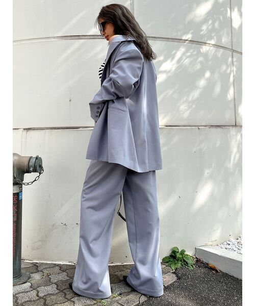 GYDA(ジェイダ)の「ハイウエストストレートパンツ(その他パンツ・レディース・ベージュ/ブラック/ライトブルー・FREE)」の8枚目の写真