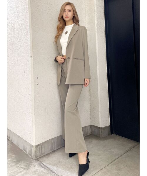 GYDA(ジェイダ)の「ハイウエストストレートパンツ(その他パンツ・レディース・ベージュ/ブラック/ライトブルー・FREE)」の10枚目の写真