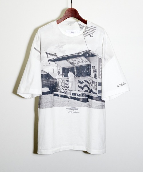 JANE SMITH ジェーンスミス 24SS TIM BARBER Untitled (Bottle rockets) S/S T-SHIRT グラフィックプリントビッグシルエットTシャツ 24SCT-#460S ホワイト XS JANESMITH（ジェーンスミス）の「JANESMITH ジェーンスミス