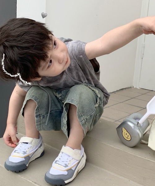 aimoha(アイモハ)の「【aimoha-KIDS-】子供服 ポケット付きパーカーベスト(パーカー・キッズ・グレー・90/100/110/120/130)」の8枚目の写真