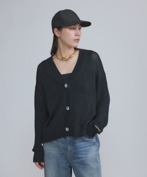 Chaos | Chaos(カオス)/シルクコンリリーショートカーディガン　【セットアップ可】(カーディガン/ボレロ)