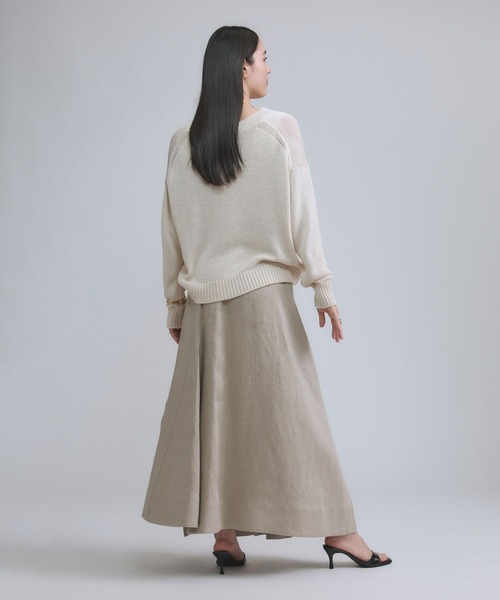 Chaos(カオス)/シルクコンリリーショートカーディガン 【セットアップ