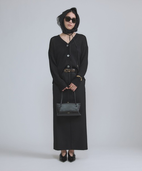 Chaos(カオス)/シルクコンリリーショートカーディガン 【セットアップ