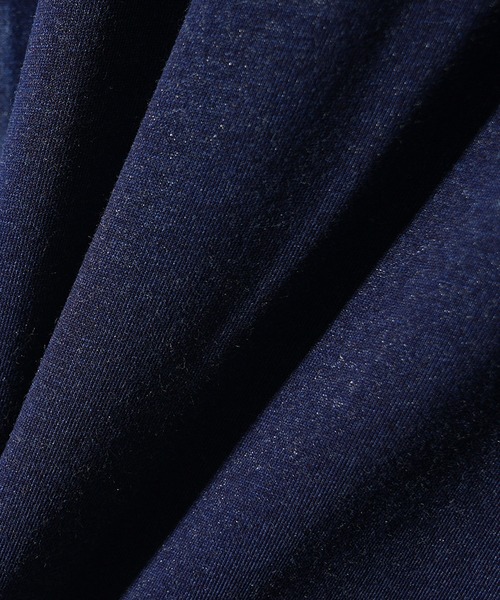 JOKER（ジョーカー）の「裏毛インディゴ染め刺繍ハーフZIPプルオーバートレーナー メンズ（スウェット・メンズ・ブラック/インディゴブルー・L/M）」の5枚目の写真