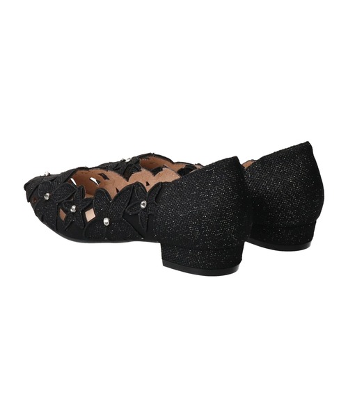 Bridget Birkin（ブリジットバーキン）の「【Bridget Birkin】フラワーカットワークラメパンプス(541033)（パンプス・レディース・ブラック/アイボリー/ブラウン・22.5/23/23.5/24/24.5）」の15枚目の写真