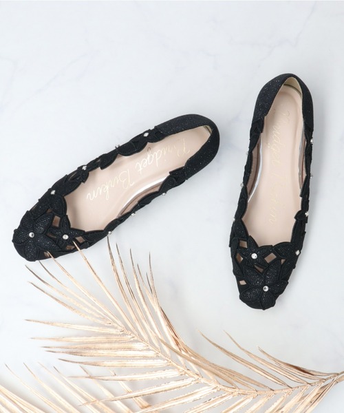 Bridget Birkin（ブリジットバーキン）の「【Bridget Birkin】フラワーカットワークラメパンプス(541033)（パンプス・レディース・ブラック/アイボリー/ブラウン・22.5/23/23.5/24/24.5）」の11枚目の写真