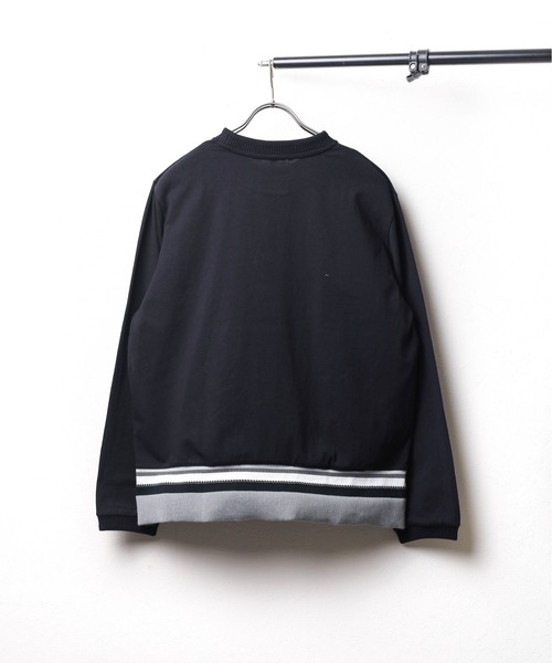 NO WAY（ノーウェイ）の「/ミドルウェイト 裾リブクルーネックロングスリーブカットソー（Tシャツ/カットソー・メンズ・ブラック/ホワイト系その他/ホワイト系その他2・MEDIUM/LARGE）」の4枚目の写真