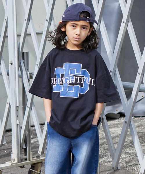 PAIRMANON STREET（ペアマノンストリート）の「【PAIRMANON STREET】アソート カレッジ プリント ビッグシルエット 半袖 Tシャツ（Tシャツ/カットソー・キッズ・ホワイト系その他2/ホワイト系その他4/ブラック系その他/ブラック系その他3/ベージュ系その他3/グリーン系その他/グリーン系その他2/ブルー系その他/その他1/その他/ブラック系その他2/イエロー系その他/ブルー系その他2/ホワイト系その他/ホワイト系その他3/レッド系その他/ブラック系その他4/ベージュ系その他/ベージュ系その他2/ベージュ系その他4・100/110/120/130/140/150/90）」の6枚目の写真