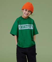 PAIRMANON STREET | 【PAIRMANON STREET】アソート カレッジ プリント ビッグシルエット 半袖 Tシャツ(Tシャツ/カットソー)