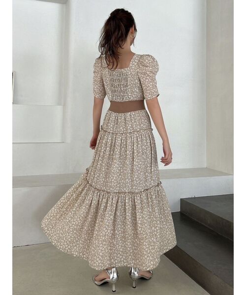 CALNAMUR × duzzlin ワンピース dazzlinコラボ＞ジップカラーコルセットワンピース[品番