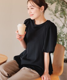 mysty woman | ペプラムチュニックプルオーバー 113502(Tシャツ/カットソー)