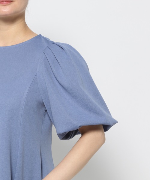 mysty woman(ミスティウーマン)の「ペプラムチュニックプルオーバー 113502(Tシャツ/カットソー・レディース・ブラック/ブルー/オフホワイト・FREE)」の14枚目の写真