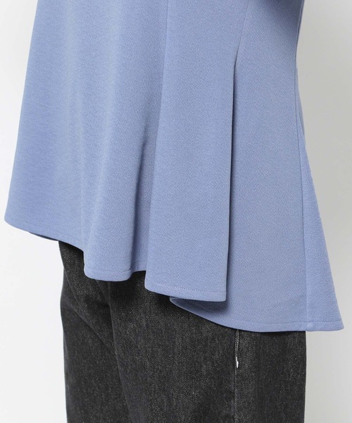 mysty woman(ミスティウーマン)の「ペプラムチュニックプルオーバー 113502(Tシャツ/カットソー・レディース・ブラック/ブルー/オフホワイト・FREE)」の15枚目の写真