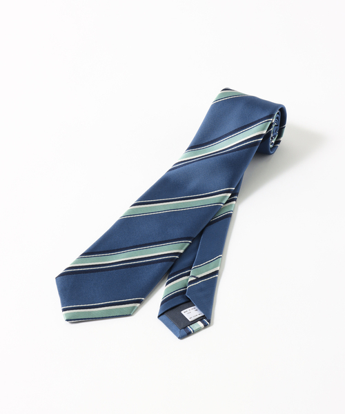 EDIFICE(エディフィス)の「AX マルチストライプタイ(ネクタイ・メンズ・ダークブルー/コバルトブルー/クリアブルー・FREE)」の5枚目の写真