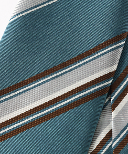 EDIFICE(エディフィス)の「AX マルチストライプタイ(ネクタイ・メンズ・ダークブルー/コバルトブルー/クリアブルー・FREE)」の10枚目の写真