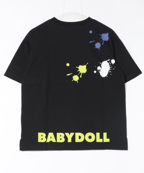 BABYDOLL(ベビードール)の「親子お揃い ヒョウ柄 ワッペン ペイント Tシャツ 9220A(Tシャツ/カットソー・レディース・ブラック/ホワイト/ピンク系その他7・S/M/L/XL)」の13枚目の写真
