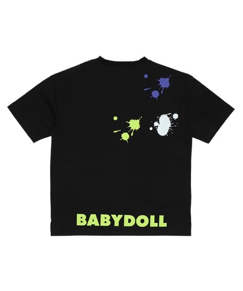 BABYDOLL(ベビードール)の「親子お揃い ヒョウ柄 ワッペン ペイント Tシャツ 9220A(Tシャツ/カットソー・レディース・ブラック/ホワイト/ピンク系その他7・S/M/L/XL)」の11枚目の写真