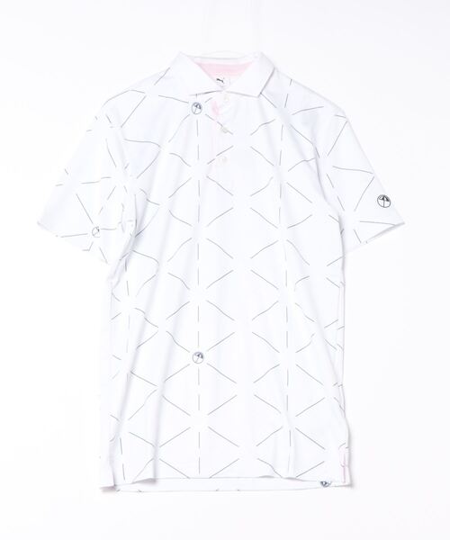PUMA(プーマ)の「PUMA プーマ メンズ ゴルフ PUMA x ARNOLD PALMER ゲオ 半袖 ポロシャツ(ポロシャツ・メンズ・ブルー/ピンク/ホワイト系その他・LARGE/MEDIUM/X-LARGE/SMALL/X-SMALL)」の14枚目の写真
