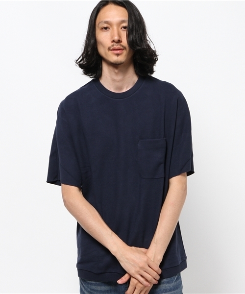 417 EDIFICE（フォーワンセブンエディフィス）の「KIIT 別注 ウラケTEE（Tシャツ/カットソー・メンズ・カーキ/ホワイト/その他9/ネイビー・MEDIUM/SMALL/LARGE）」の3枚目の写真