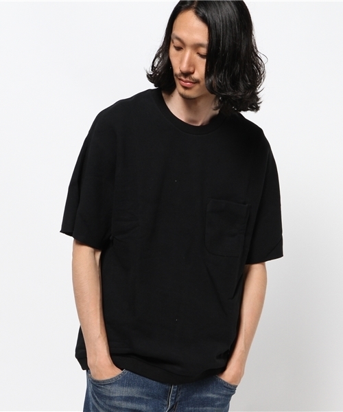 417 EDIFICE（フォーワンセブンエディフィス）の「KIIT 別注 ウラケTEE（Tシャツ/カットソー・メンズ・カーキ/ホワイト/その他9/ネイビー・MEDIUM/SMALL/LARGE）」の4枚目の写真