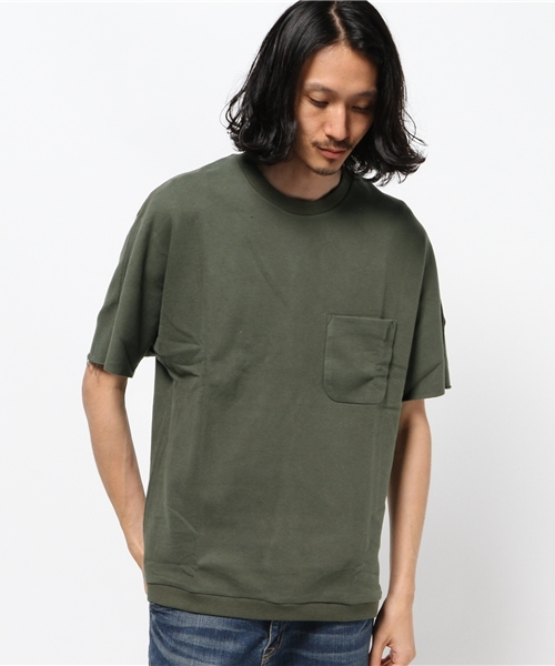 417 EDIFICE（フォーワンセブンエディフィス）の「KIIT 別注 ウラケTEE（Tシャツ/カットソー・メンズ・カーキ/ホワイト/その他9/ネイビー・MEDIUM/SMALL/LARGE）」の2枚目の写真
