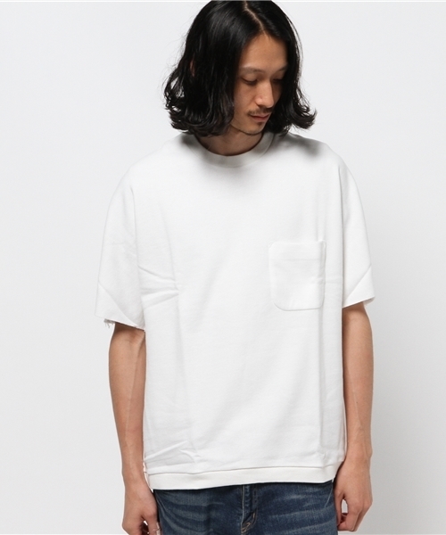 417 EDIFICE（フォーワンセブンエディフィス）の「KIIT 別注 ウラケTEE（Tシャツ/カットソー・メンズ・カーキ/ホワイト/その他9/ネイビー・MEDIUM/SMALL/LARGE）」の5枚目の写真