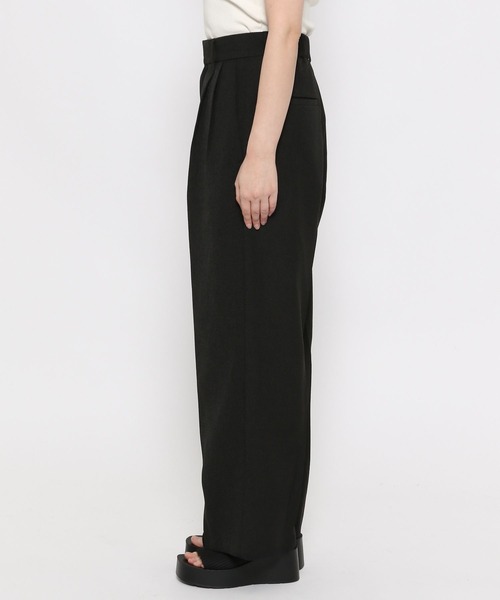 LOWRYS FARM（ローリーズファーム）の「ホップサックワイドパンツ 986492（スラックス・レディース・ブラック/アイボリー/ブラウン/チャコールグレー・MEDIUM/LARGE）」の18枚目の写真