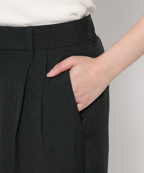 LOWRYS FARM（ローリーズファーム）の「ホップサックワイドパンツ 986492（スラックス・レディース・ブラック/アイボリー/ブラウン/チャコールグレー・MEDIUM/LARGE）」の21枚目の写真