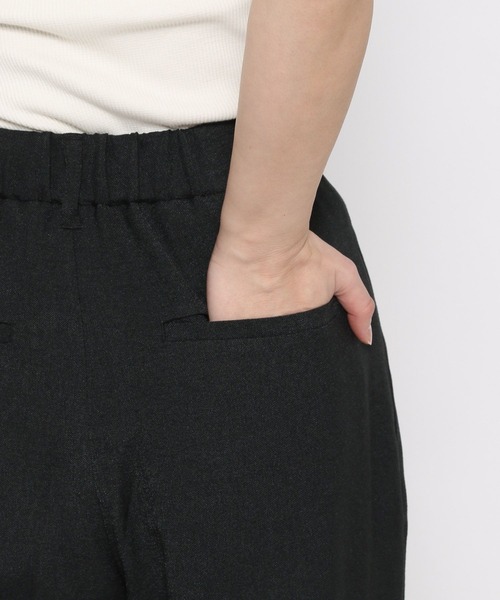 LOWRYS FARM（ローリーズファーム）の「ホップサックワイドパンツ 986492（スラックス・レディース・ブラック/アイボリー/ブラウン/チャコールグレー・MEDIUM/LARGE）」の14枚目の写真