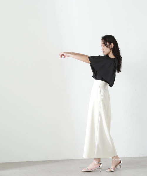 NATURAL BEAUTY BASIC（ナチュラルビューティーベーシック）の「◇バタフライスリーブブラウス（シャツ/ブラウス・レディース・ブラック/ブルー/グリーン・MEDIUM/SMALL）」の7枚目の写真