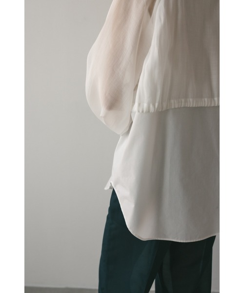 シアーレイヤーシャツ（シャツ/ブラウス）｜STYLEMIXER（スタイルミキサー）