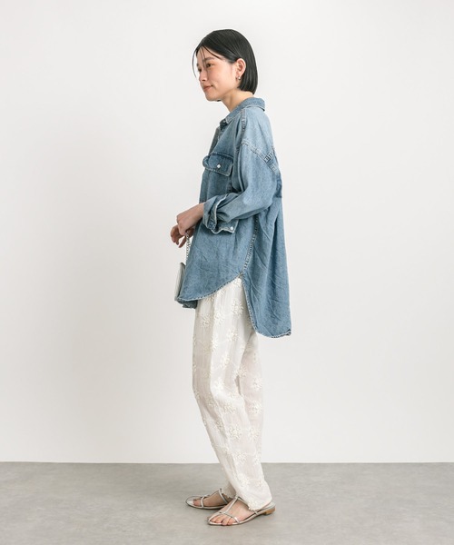 RIVE DROITE（リヴドロワ）の「エンブロイダリー刺繍パンツ