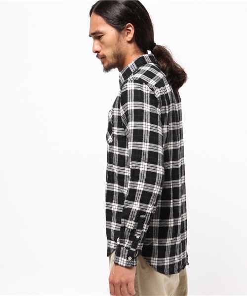 WEGO（ウィゴー）の「WEGO/レギュラーチェックネルシャツ（シャツ/ブラウス・メンズ・ホワイト系その他/レッド系その他/ブルー系その他/イエロー系その他・LARGE/MEDIUM）」の6枚目の写真