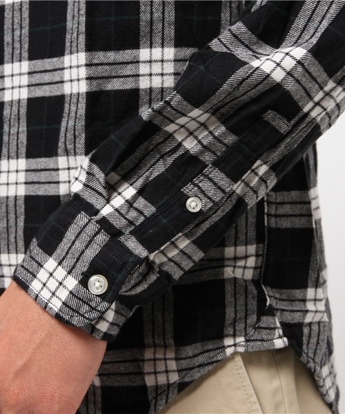 WEGO（ウィゴー）の「WEGO/レギュラーチェックネルシャツ（シャツ/ブラウス・メンズ・ホワイト系その他/レッド系その他/ブルー系その他/イエロー系その他・LARGE/MEDIUM）」の9枚目の写真