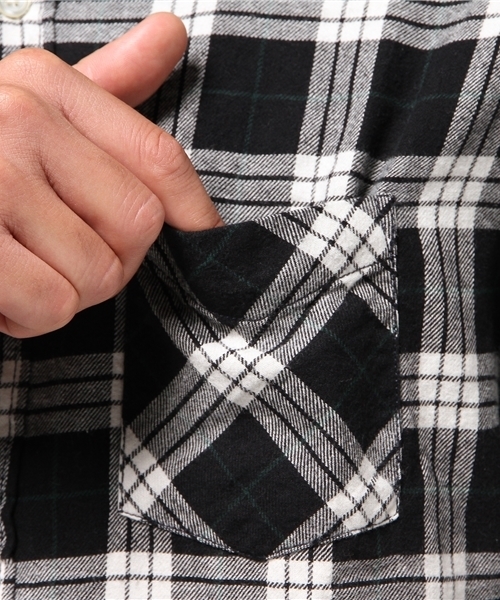 WEGO（ウィゴー）の「WEGO/レギュラーチェックネルシャツ（シャツ/ブラウス・メンズ・ホワイト系その他/レッド系その他/ブルー系その他/イエロー系その他・LARGE/MEDIUM）」の10枚目の写真