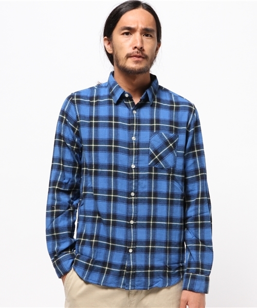 WEGO（ウィゴー）の「WEGO/レギュラーチェックネルシャツ（シャツ/ブラウス・メンズ・ホワイト系その他/レッド系その他/ブルー系その他/イエロー系その他・LARGE/MEDIUM）」の16枚目の写真