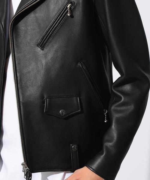 MONKEY TIME（モンキータイム）の「＜monkey time＞∴ SHEEP W/RIDERS/アウター◆（ライダースジャケット・メンズ・ブラック・MEDIUM/SMALL/X-LARGE/LARGE）」の9枚目の写真