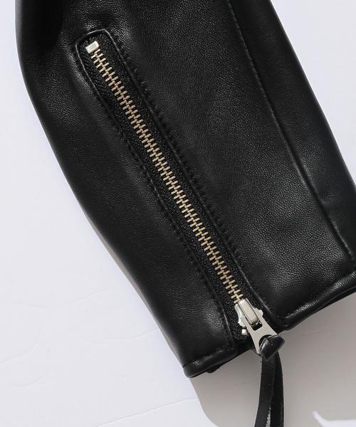 MONKEY TIME（モンキータイム）の「＜monkey time＞∴ SHEEP W/RIDERS/アウター◆（ライダースジャケット・メンズ・ブラック・MEDIUM/SMALL/X-LARGE/LARGE）」の13枚目の写真