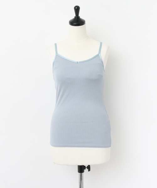 URBAN RESEARCH ROSSO WOMEN（アーバンリサーチ　ロッソ）の「カップ付キャミソール（キャミソール・レディース・ブルー/ブラック/ベージュ・FREE）」の4枚目の写真