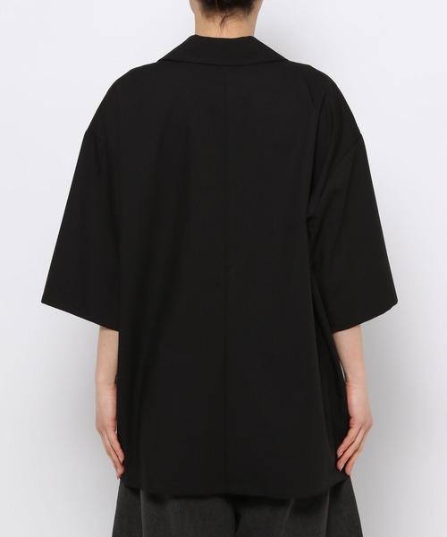 Anui（アニュイ）の「【UNISEX】クリアピケサマージャケット（テーラードジャケット・レディース・グレー/ブラック・MEDIUM）」の12枚目の写真